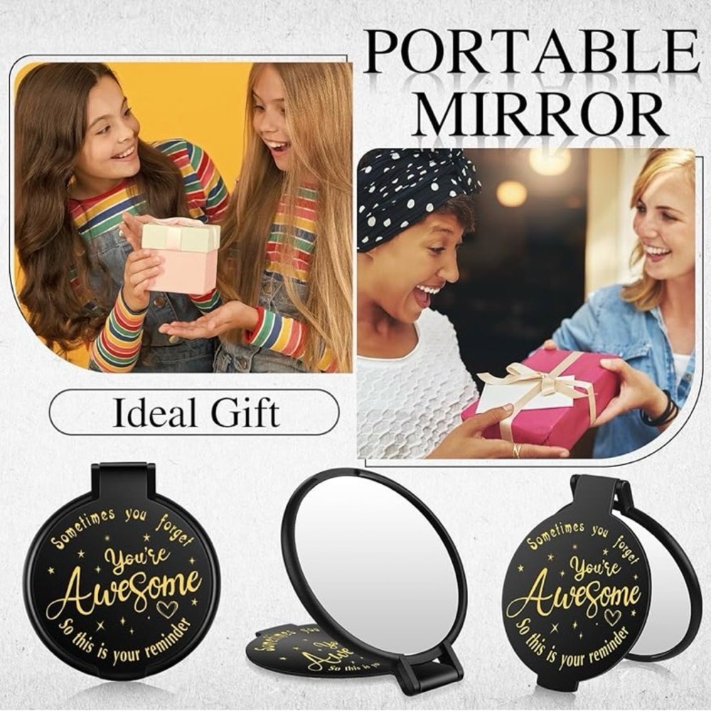 RESERVED 💜Sellers Gifts -15 PACK You’re Awesome”Compact Mirrors - Picture 5 of 7